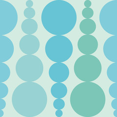 Abstract seamless background with colorful rounds. Blue background