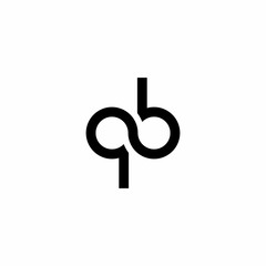 qb Letter Initial Logo Vector