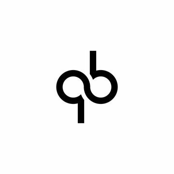 qb Letter Initial Logo Vector