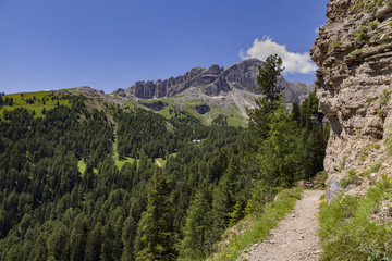 Obraz premium Rosengarten in Suedtirol