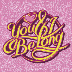 you & i be long_2