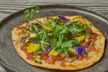 salmon pizza