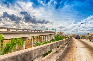 Interstate Road to the city