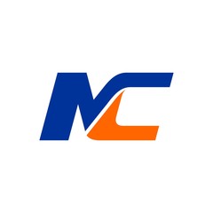 NC Initial Letter Logo Vector