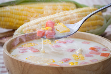 Corn soup