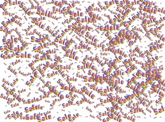 Vector Inscription sale. Background. Pattern. Paper, printing