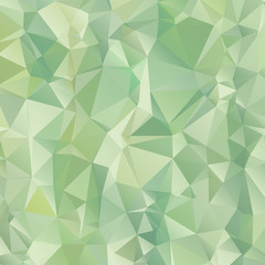 Gradient green of triangle polygon pattern background