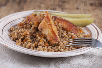 Buckwheat with chicken