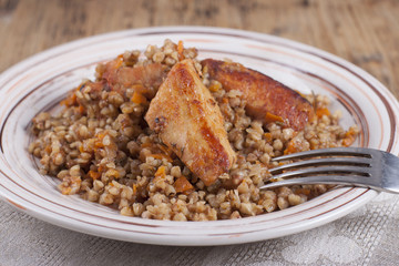 Buckwheat with chicken