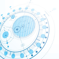 3d engineering technology vector backdrop. Futuristic technical