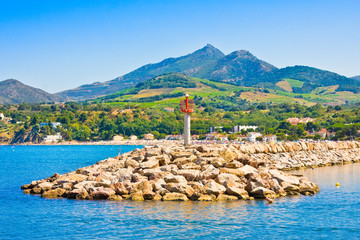 Port Argeles-sur-Mer in Pyrenees-Orientales department