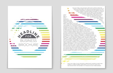 Obraz premium Abstract vector layout background set. For art template design, list, front page, mockup brochure theme style, banner, idea, cover, booklet, print, flyer, book, blank, card, ad, sign, sheet,, a4.