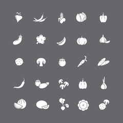 White icons of various farm products.