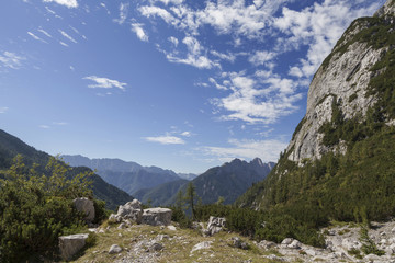 Fototapeta na wymiar Julische Alpen, Slowenien