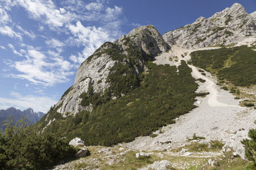 Am Vrsic - Pass, Slowenien