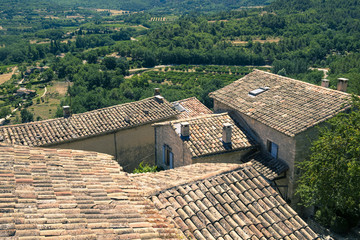 Fototapeta na wymiar Village of Lacoste in Provence France