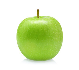 Green apple isolated on white background