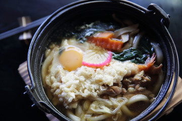Prawn Tempura Udon Japanese food