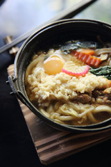 Prawn Tempura Udon Japanese food