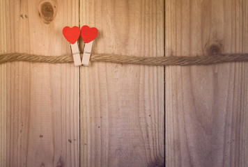 art background of Valentine Day, vintage filter image