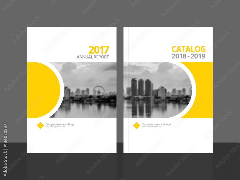 Canvas Prints cover design for annual report and business catalog, magazine, flyer or booklet. brochure template l