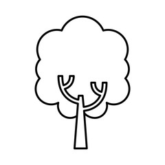 tree plant isolated icon vector illustration design