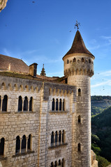 Fototapeta na wymiar Rocamadour, one of the most beautiful village in France, religious destination