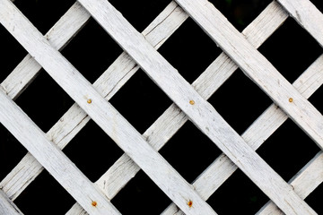 Crossing Fence Wooden Pattern