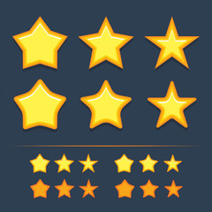 Collection star icons
