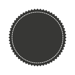 circle seal stamp icon vector illustration design