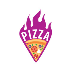 pizza vector logo