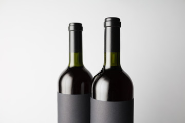 Close-up of two bottles