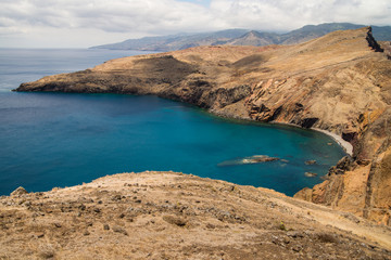 Fototapeta na wymiar Rugged landscape of Madeira island