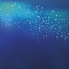 night sky stars concept vector illustration for background. simp