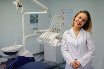young woman dentist