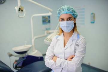 young woman dentist