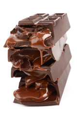 Chocolate with caramel
