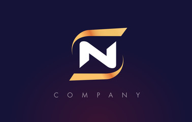 N Letter Logo Design. Modern Letter Template.