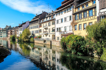 The historic centre of Strasbourg in France