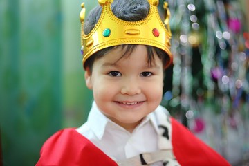 boy, costume,king, new year,holiday, gifts, children