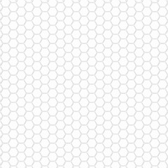 White embossed hexagon texture background
