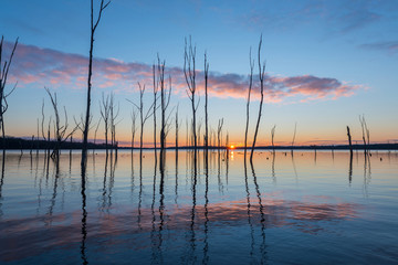 Manasquan Reservoir early sunrise 