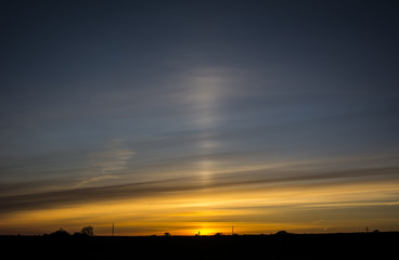 Sunrise in the summertime