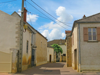 village in burgundy