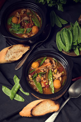 Veal Fricassee with rice