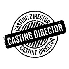 Casting Director rubber stamp. Grunge design with dust scratches. Effects can be easily removed for a clean, crisp look. Color is easily changed.