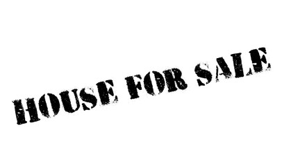 House For Sale rubber stamp. Grunge design with dust scratches. Effects can be easily removed for a clean, crisp look. Color is easily changed.