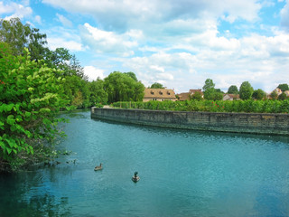 River in Burgundy