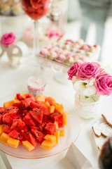 Wedding table decoration