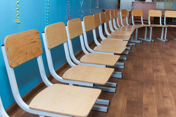 Obraz premium Many small chairs.